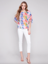 Load image into Gallery viewer, Charlie B Multicolor Floral Top
