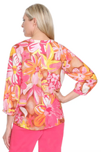 Load image into Gallery viewer, True Luxe Printed V-Neck Top
