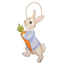 Load image into Gallery viewer, Tin Bunny Door Hanger
