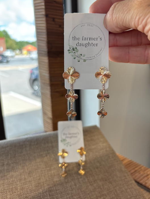 Luken Clover Drop Earring