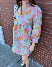 Load image into Gallery viewer, Uncle Frank Brocade Ruffle Trim Dress
