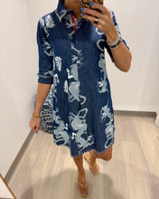 Load image into Gallery viewer, Dizzy Lizzie Denim Dragon Chatham
