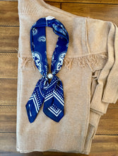 Load image into Gallery viewer, Magnetic Paisley Scarf Necklace
