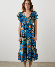 Load image into Gallery viewer, Rails Clementine Dress Azul Wildflower
