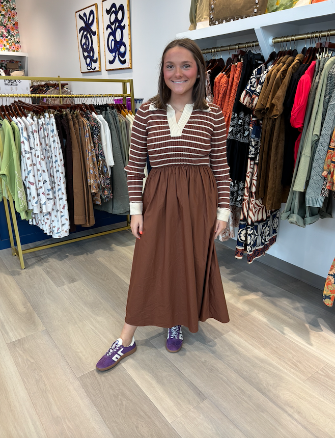 Moon River Twofer Midi Dress