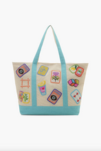 Load image into Gallery viewer, Mahjong Harbor Large Boat Tote
