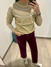 Load image into Gallery viewer, Charlie B Jacquard Fair Isle Sweater

