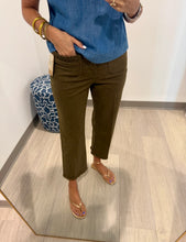 Load image into Gallery viewer, Tru Luxe Pleated Pocket Wide Leg Crop
