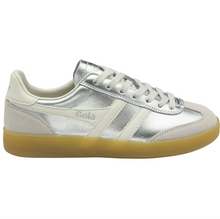 Load image into Gallery viewer, Gola Silver Viper Metallic Sneaker
