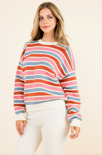 Load image into Gallery viewer, Coastal Stripe Sweater
