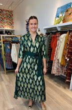 Load image into Gallery viewer, Beau and Ro Emerald Deco Eloise Dress
