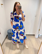 Load image into Gallery viewer, Dizzy Lizzie Big Poppy Montauk Dress
