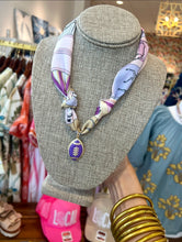 Load image into Gallery viewer, Football Scarf Necklace
