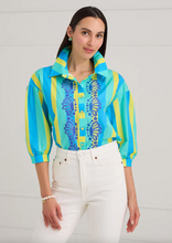 Load image into Gallery viewer, Alivia Aquatic Stripe Mollie Shirt
