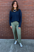 Load image into Gallery viewer, Splendid Ice Navy Georgie Sweater
