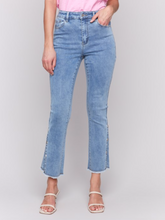 Load image into Gallery viewer, Charlie B Bootcut Side Snap Denim
