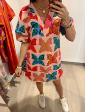 Load image into Gallery viewer, Ivy Jane Butterfly Poplin Dress
