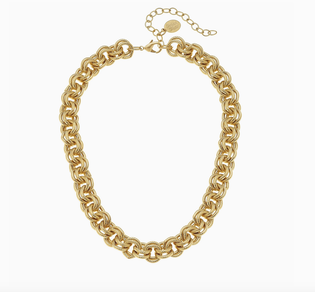 Susan Shaw Gold Chain Necklace