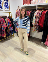 Load image into Gallery viewer, Splendid Arden Stripe Polo Sweater
