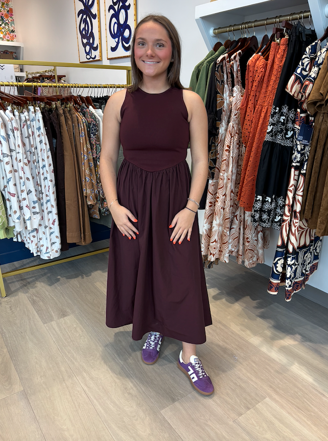 Moon River Mixed Media Midi