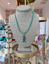 Load image into Gallery viewer, Smith and Co Teal Fish Necklace
