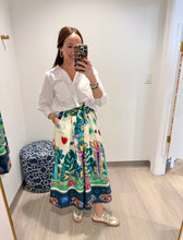 Load image into Gallery viewer, Zenara Vibrant Printed Cotton Skirt
