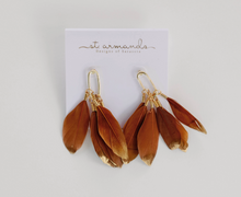 Load image into Gallery viewer, St Armands Feather Statement Earrings
