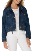 Load image into Gallery viewer, Liverpool Cropped Cargo Jacket
