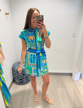 Load image into Gallery viewer, Alivia Fish Tiles Whitney Dress
