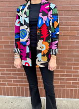 Load image into Gallery viewer, John Mark Embroidered Oversized Blazer
