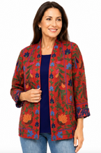 Load image into Gallery viewer, John Mark Floral Abstract Embroidered Jacket
