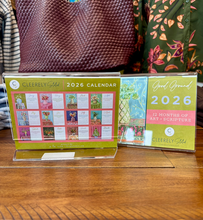 Load image into Gallery viewer, Cleerely Stated 2026 Calendar w/ Stand
