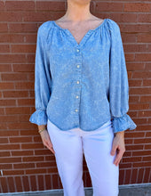 Load image into Gallery viewer, Liverpool Shirred Woven Top
