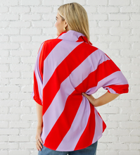 Load image into Gallery viewer, Caryn Lawn Striped Coco Top
