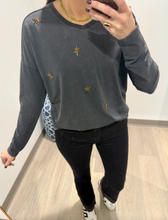 Load image into Gallery viewer, Charlie B Beaded V Neck Top
