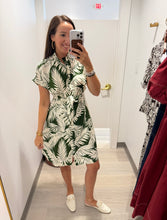 Load image into Gallery viewer, La Mer Luxe Olive Tropics Amber Dress
