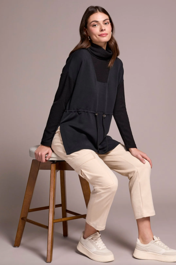 Tribal Turtle Neck Combo Top