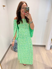 Load image into Gallery viewer, La Mer luxe Lime Abstract Ashby Maxi
