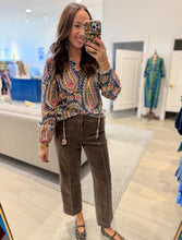 Load image into Gallery viewer, Tru Luxe Velveteen Wide Leg Crop
