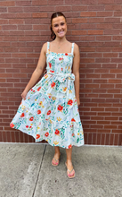 Load image into Gallery viewer, Prosperina Wild Poppies Darcy Midi Dress

