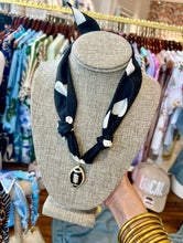 Load image into Gallery viewer, Football Scarf Necklace
