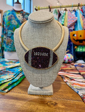 Load image into Gallery viewer, Football Beaded Necklace

