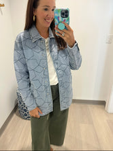 Load image into Gallery viewer, Charlie B Star Quilted Denim Jacket
