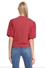 Load image into Gallery viewer, Tru Luxe Zip Front Poplin Sleeve Cardigan

