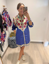Load image into Gallery viewer, Made Cobalt Floral Ava Dress
