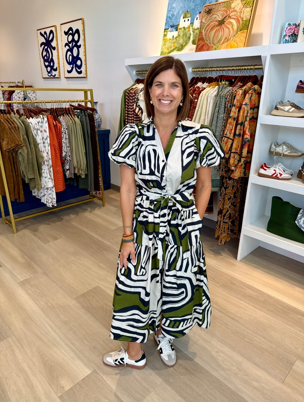 Maude Zebra Della Dress