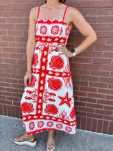Load image into Gallery viewer, Moon River Coastal Spaghetti Strap Midi
