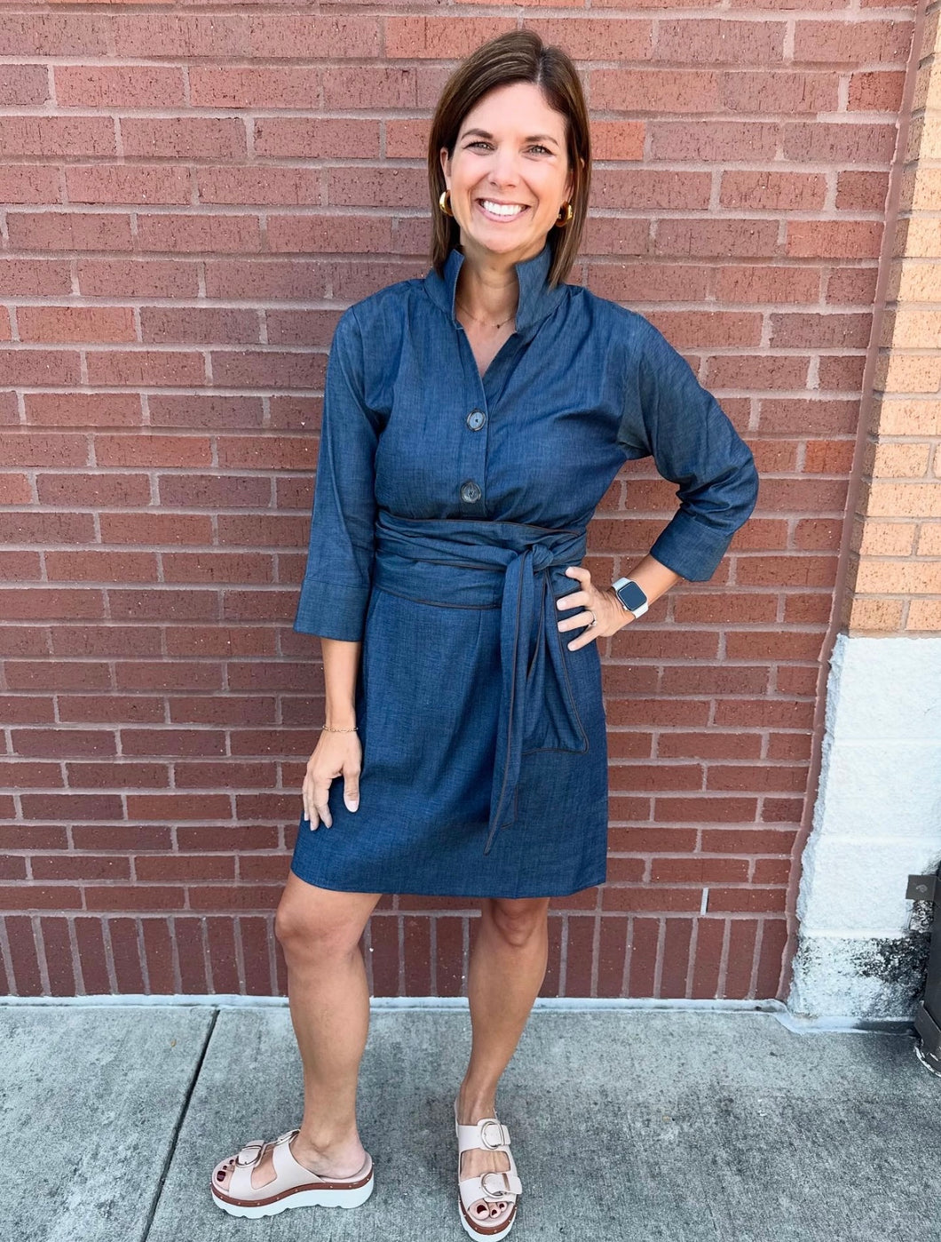 Holly Shae Stretch Denim Arden Dress