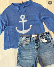 Load image into Gallery viewer, Wooden Ships Anchor Cotton Sweater

