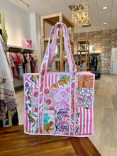 Load image into Gallery viewer, Quilted Large Tote Bag
